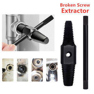 6pc Steel Broken Damaged Screw Extractor Drill Bit Guide Set Bolt Remover