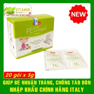 Buona Peginpol giúp bé nhuận tràng giảm đầy hơi táo bón (hộp 20 gói x 5g) | Nhập khẩu chính hãng từ Ý