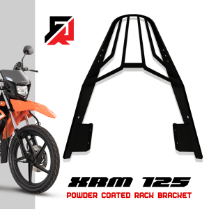 Honda XRM 125 Top box bracket / Power Rack / Monorack / Powder Coated  / Motorcycle Accessories Lifetime Warranty  Racks