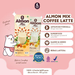 MAMA BEAR Almon Mix ASI Booster Susu Almond Daun Katuk Alamon Mix Mamabear Almond Mix Pelancar ASI