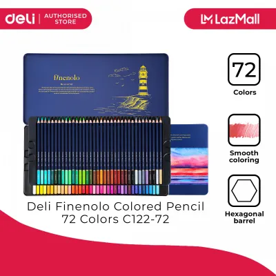 Deli C122-72 Finenolo Colored Pencil 72 Colors