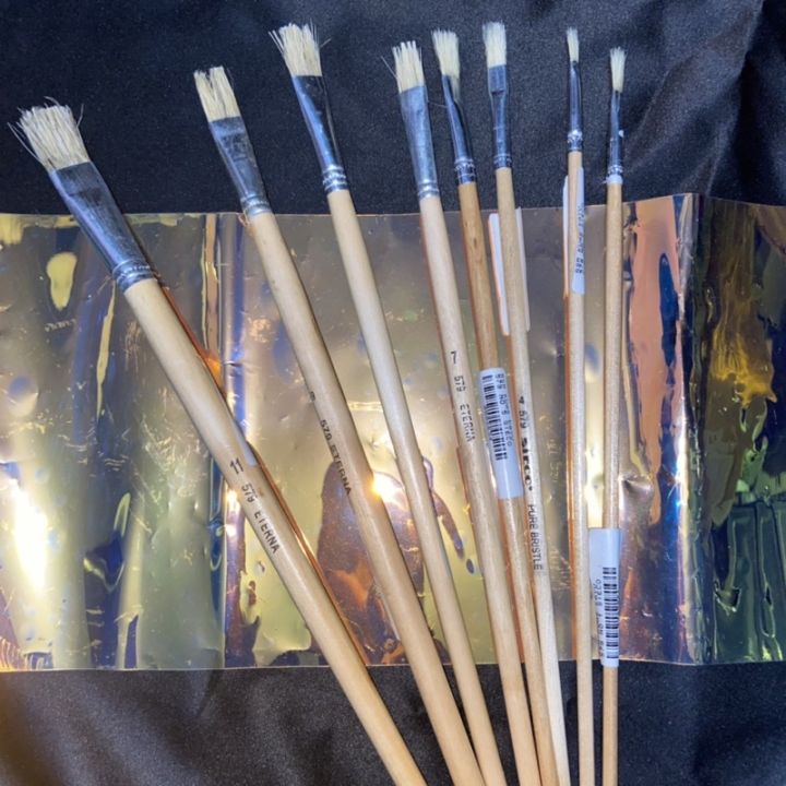 Kuas Lukis Ecer Berbagai Macam Ukuran Brush Acrylic Cat Air Minyak Gambar Paint Painting Sapu Flat Round Melukis Kuas Saput Lukisan Kanvas Canvas Pewarna Warna Warni Drawing Kit Perlengkapan Prakarya Kerajinan Craft Crafting Grosir Prakarya Malang