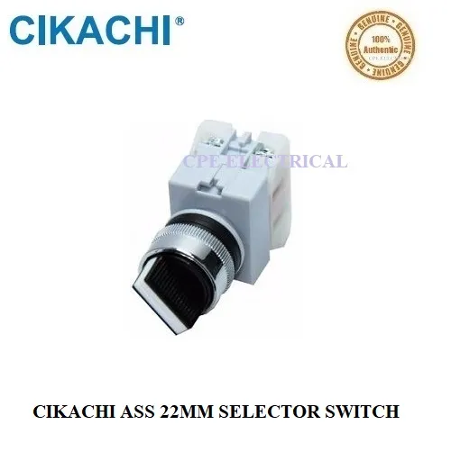 CIKACHI CKC ASS 22MM SELECTOR SWITCH KNOB TYPE 2 or 3 POSITION