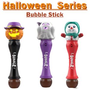 YUONG Halloween Pumpkin Bubble Machine Light Up Creative Bubble Maker Machine Gifts Handheld Soap Water Launcher Halloween Party Favors