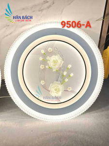 [VỪA ĐẸP - VỪA RẺ] Đèn ốp Trần phòng khách phòng ngủ đường kính 50cm ánh sáng 3 chế độ HÂN BÁCH