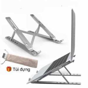 Gía đỡ nâng Laptop nhôm cao cấp gấp gọn chỉnh độ cao giúp tản nhiệt cho Laptop Macbook Ipad
