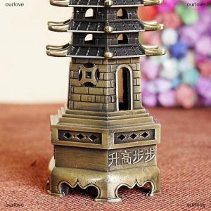 [COD] ourlove หอศึกษาฮวงจุ้ยอัลลอยด์เหวินฉางเจดีย์เครื่องประดับตั้งโต๊ะ