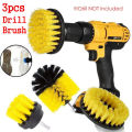 3Pcs Drill Brush Set Electric cleaning brush kit All Purpose Drill Brush Grease Cleaning Tools. 