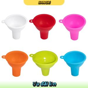 SHNGki 8cm Silicone miệng rộng Phễu sữa powde đậu Phễu cỡ lớn đa chức năng rượu rò rỉ dầu rò rỉ phụ kiện nhà bếp