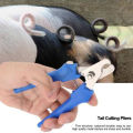 4 IN 1 Pig Kit Piglets Tail Cutter + Piglets Tooth Nipper + Piglet Castration Cutter Knife + Animal crayon marker for pigs. 