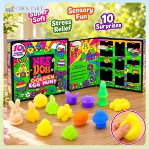 Squishy Fidget Toy Advent Calendar Mini Blind Box Stress Relief Sensory Soft Material Family Gift