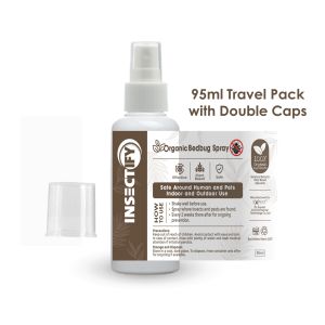 Insectify Organic Bedbug Spray [No More Worries on Bedbug] 500ml and 95ml Travel Size