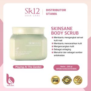 SKINSANE BODY SCRUB PEMUTIH BADAN / LULUR BADAN 250GR
