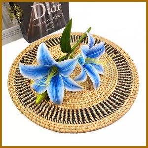 Bunga Lily Latex X3 Cabang/Lily Hias Dekorasi/Bunga Lily Bucket (NK-127)