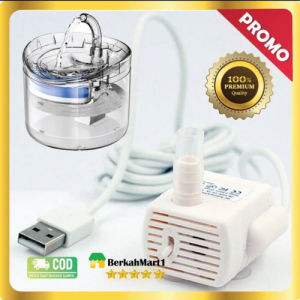 Pompa Air Water Fountain Pompa Tempat Minum Kucing pet - POMPA BIRU
