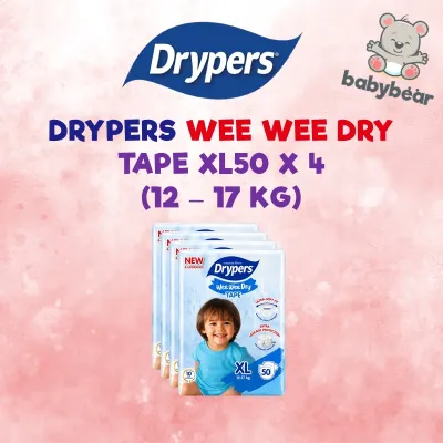 Drypers - Wee Wee Dry Diaper Tape Carton Sales