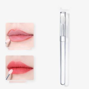 FBGFH Bé gái Di động Dụng cụ làm đẹp Dụng cụ mỹ phẩm Phấn mắt Cọ nạ môi Cọ môi có nắp bảo vệ Cọ trang điểm Dụng cụ bôi son môi