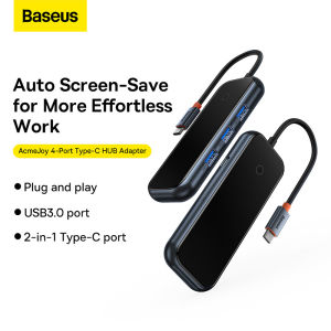 Bộ Hub Baseus AcmeJoy Đa Năng Cho Laptop | Thiết Kế Kính Sang Trọng Nhiều Cổng USB/HDMI