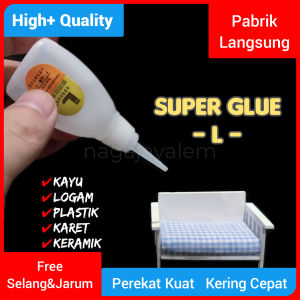 (Per Box/50 Pcs)Lem L/Lem Serbaguna/Super Glue/Power Glue/Lem Korea/Lem Setan/Lem Tetes/Lem Alteco L