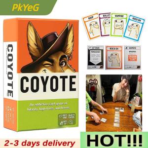 PkYeG Coyote Game Coyote Party Card Game Meet The Action-Packed Card Game Full Of High Fives And Havoc Funny Action Card Games