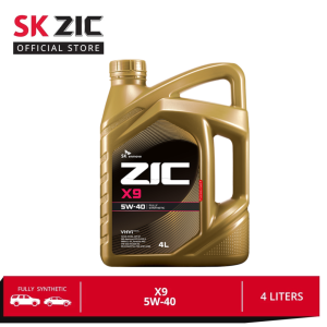 SK ZIC X9 5W-40 4 Liters Fully Synthetic High Performance Engine Oil