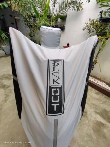 Immortal Motobag WATERPROOF Motorcycle Cover for SUZUKI SMASH 115 - BLCKOUT Black/Grey w/Glossy Immortal Sticker