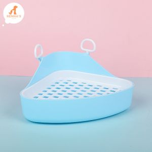 Rennas Double Layer Rabbit Toilet For Hamsters Toilet For Guinea Pig Toilet Pet Hamsters Accessories Rabbit Accessories