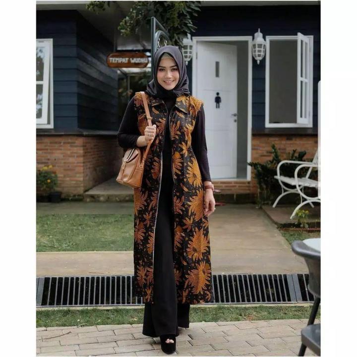 Cardigan batik wanita modern hotsell