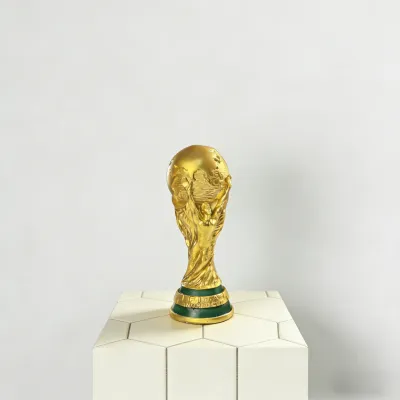 Mô hình cúp Hercules Mỹ-Canada-Mexico bằng nhựa resin vật trang trí quà lưu niệm World Cup dành cho người hâm mộ bóng đá 0520x