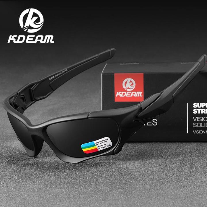 Outdoor Sports Riding Polarized Sunglasses Men Curve Cutting Frame