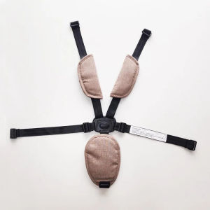 5จุดสายรัดสำหรับเก้าอี้เด็กรถเข็นเด็กเข็มขัดนิรภัย Buggy สายคล้องเก้าอี้สูงอุปกรณ์เสริมเข้ากันได้ Stokke เทียมเรือท้องแบนออแกไนเซอร์