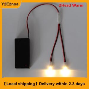 【Local shipping】 Led Beads Miniature Small Night Light Bulb Materials Making Creative Model Dollhouse Illumination Scene Layout Diorama Kit 1Set
