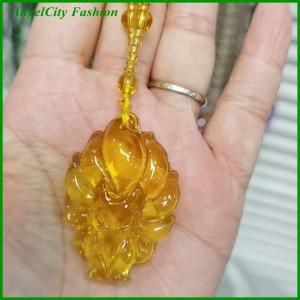 AngelCity Fashion Store Fox Queen Necklace Nine-Tailed Fox Pendant Mid-Length Fox Necklace Good Luck Necklace