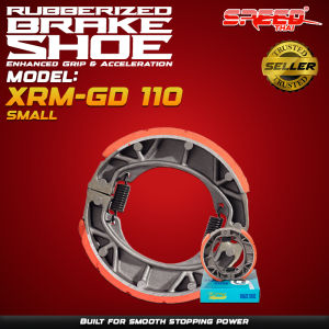 1101 Brake Shoe Rubberized For CB110/XRM110/GD110/CT100/TMX125/RS100/HD3/BEAT/BC175/MIO/TMX155 REAR/FRONT High Quality