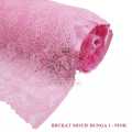 Kain Brokat Brukat Motif Bunga GULUNGAN 45 meter Lebar 150cm Murah. 