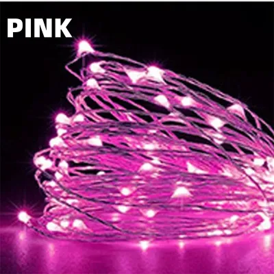 Fairy Lights Solar Waterproof Christmas Lights Outdoors With Battery Copper Wire String Lights 10M 5M 3M 2M 1M Led With Solar Panel Battery Operated For Backdrop Bedroom Camping Xmas Tree Wedding Decoration