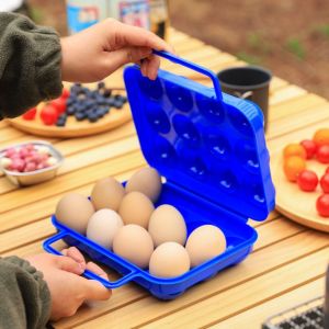 HJKL Camping Gear 2 Grid BBQ Rack Holder For Outdoor Camping Picnic Storage Boxes Fridge Egg Tray Egg Container Storage Case Egg Box Egg Holder