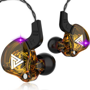 AK6 Wired Sports In-Ear Headphones With Remote Control Microphone 3.5mm Interface Built-In Bass Boost For Mobile Phones