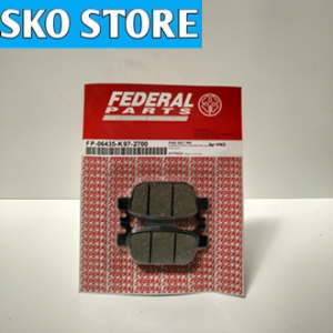 KAMPAS REM DISC PAD (PAD SET) FEDERAL FP-06435-K97-2700 HONDA PCX (2017-..) ADV (REAR) ORIGINAL MURAH