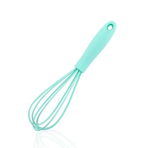 KECTTIO Silicone Mini Baking Tools Wood Handle Egg Agitator Egg Whisk Egg Beater Egg Mixer Cream Butter Whisk Kitchen Utensils