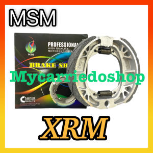 MSM Set Brake Shoe Motorcycle : XRM 110/125 WAVE 100/110/125 DASH TRINITY CG125 SHOGUN JET100/BONUS SMASH 110/125 CS90