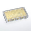 Replika Emas Murni Logam Mulia Koin Emas Souvenir Persegi Asli 999.9% New Design Dolar As. 