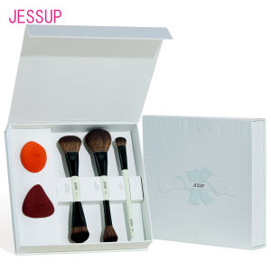 Cọ trang điểm Jessup kèm mút trang điểm 3 cọ trang điểm hai đầu cho kem nền che khuyết điểm kèm hộp quà tặng T510