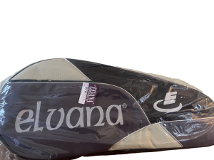 Tas Raket Badminton Bulutangkis Elvana 2 Resleting (2R) Tebal Anti Air Tahan Panas
