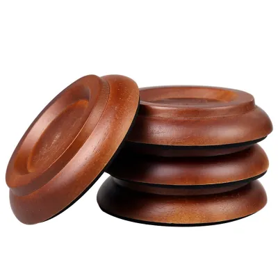 【Latest model】Upright Piano Floor Protector 4Pcs Anti Noise for Hardwood Floors Piano Caster Foot Pad Accessories