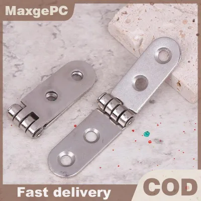 MaxgePC 2 cái 180 độ có thể gập lại góc tròn bản lề Nắp vít-on bản lề cho máy may Tủ bedframe đệm bản lề