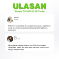 Vitamin D3 1000 IU - Vit D3 1000iu 60 Tablet Pim Untuk Imunitas Tubuh Anak dan Orang Dewasa. 