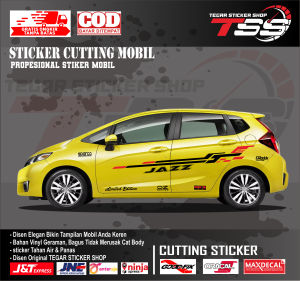sticker mobil jazz sticker mobil honda jazz sticker lis mobil keren sticker motif variasi body mobil