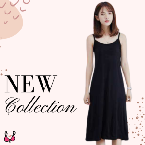 【GDR】New plus size dress women Inner skirt suspender skirt mid-length inner petticoat Skirt length 86-118cm Sling Dress
