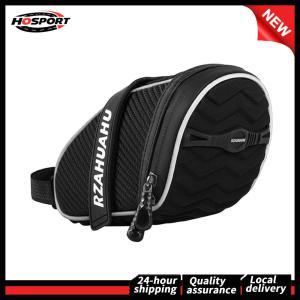 【Free Shipping】 1L Portable Bike Tail Bag Waterproof Bike Under Seat Pack Reflective Cycling Rear Seatpost Bag for Outdoor Riding